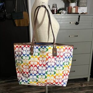 Coach Pride Signature City Tote